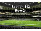 New Orleans Saints 2022 Season Tickets (2 Tickets) Section