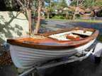 Vintage wooden tender / clinker / gentleman’s boat with