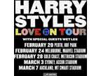 Harry Styles Love On Tour Sydney Night 1 Friday March 3 VIP