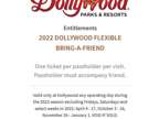 Dollywood Bring a friend ticket