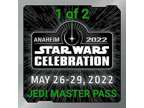 1 of 2 VIP Badge Ticket Pass Star Wars Celebration 2022