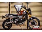 2022 Triumph Scrambler 1200 XE Gold Line Baja Orange/ Motorcycle for Sale