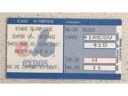 Ticket stub 1987 June 30th 19:05 Expos vs Cubs SEC-415 ROW-H