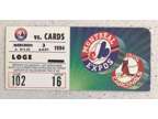 1994 Wednesday August 3rd 19h35 Montreal Expos vs St-Louis