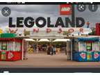 4 X Legoland Windsor Tickets Monday 4th July 2022