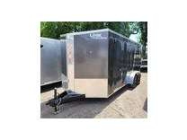 2023 look element 7x16 66 tall enclosed motorcycle cargo trailer