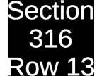 2 Tickets Indianapolis Colts @ New York Giants 1/1/23 East