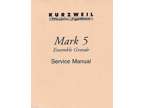 KURZWEIL Piano Service Manual, Grande Mark 5 Ensemble