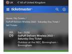 Go Puff Wireless Tickets - Birmingham - Saturday 9th July