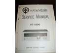 Original Kenwood Kt-5300 Service Manual Nice!