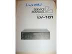 Luxman Lv-101 Service Manual Original