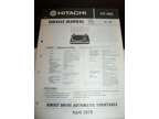 Original Hitachi Ht-660 Service Manual Nice!
