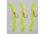 Jumbo fnf chewing gum squirmy worms Zest yellow set of 3