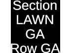 4 Tickets Amos Lee 8/4/22 Hayden Homes Amphitheater Bend, OR