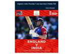 India VS England T20 Gold Ticket.