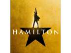 2x tickets to Hamilton (Great Stalls seats - Row F - Deluxe