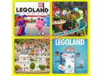 4 Legoland Windsor Tickets ~ for Tuesday 6th September 2022