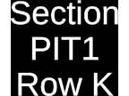 2 Tickets Earth, Wind and Fire 9/27/22 St. Augustine, FL