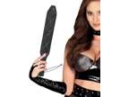 Leather BDSM Spanking Paddle Real Cowhide Leather Paddle