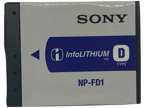 Genuine SONY D-TYPE InfoLithium NP-FD1 Battery
