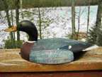 Vintage Duck Decoy by Tom Martindale Mallard Drake