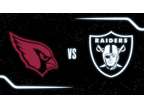 Las Vegas Raiders v Arizona Cardinals- 2Tickets Mezzanine