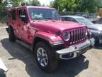 Salvage 2021 JEEP WRANGLER UNLIMITED SAHARA for Sale