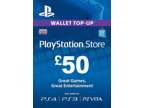 50 UK PlayStation PSN Card GBP Wallet Top Up ???? Pounds