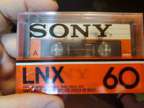 1 New SEALED SONY LNX60 Blank Cassette Tape 60 minutes