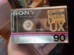 5 SONY UX90 Cassettes Type II CrO2 High Bias NEW SEALED