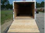 Brand New 8.5 X 28 (Standard White in Color) Enclosed Cargo Trailer