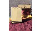 NEW Leather Journal And Keepsake Box Set Tan Leather Laced