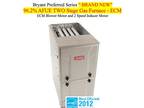 Bryant 96.2% AFUE 2 Stage Gas Furnace Brand New Forced Air Furnace ECM
