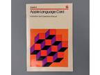 Apple Language Card Manual ~ Vintage Apple II Computer Book