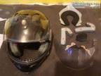 Crivit black motorcyle helmet