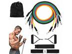 Brand New 11pcs/set Pull Rope Fitness Exercises Resistance Bands for sale