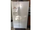Brand new double door with icemaker refrigerator