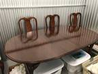 Dining Table and Chairs - Solid Cherry