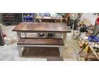 Custom built rustic farmhouse tables and benches