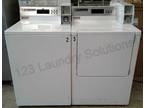Maytag Commercial Coin Op Washer and Dryer Set White Used
