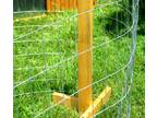 Portable Chicken Yard and Garden Fence Posts with Bases
