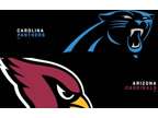 2 Carolina Panthers vs Arizona Cardinals Tickets (Aisle