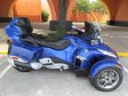 2012 Used Can-Am Spyder RT-S SE5 Automatic One Owner Trike Three Wheeler in Blue