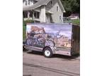 New2014 Enclosed motorcycle trailer 6x 12 V - nose