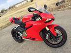 njuy 2012 Ducati Panigale 1199 Superbike red