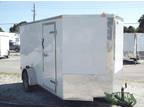 Motorcycle Trailer for sale 6ft x12 White trailer NEW