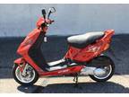 Brand New 2008 Adly TB50 - Thunder Bike 50cc Moped - Red