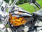 2009 Harley Softail Deluxe "ONE OF A KIND Custom Paint" 2200 miles