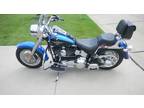 2004 Harley-Davidson Softail Blue HD Fatboy with Chrome