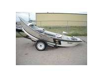 $6,495 used 2003 hyde 16.8? high side drift boat with trailer